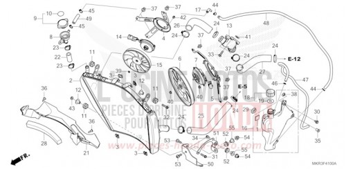 RADIATEUR CBR1000STL de 2020